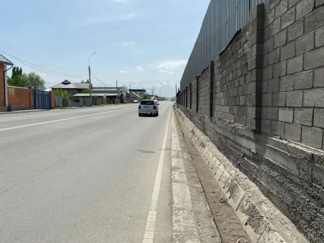 Барпы Алыкулов көчөсүнүн жээгинде вело эле эмес, жөө жүргүнчү үчүн да жол жок. Арык менен басууга аргасыз болушат. 