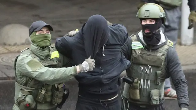 Задержания в Минске