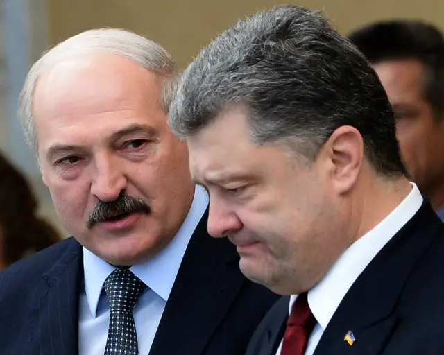 Лукашенко Порошенко