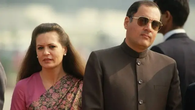 راجیو گاندھی اور سونیا گاندھی