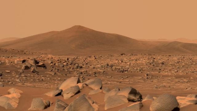 Colina de Santa Cruz, en Marte.