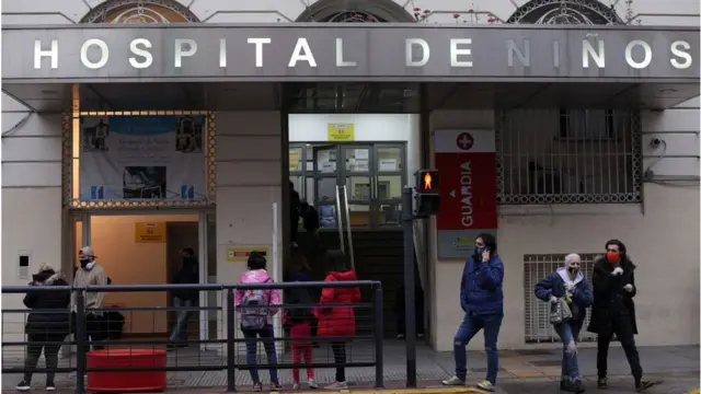 Hospital de niños en Buenos Aires.