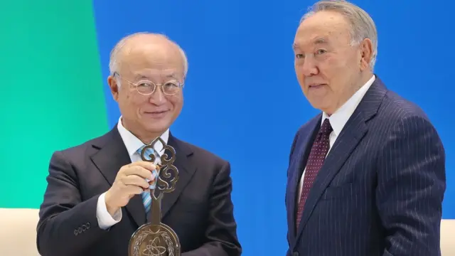 Амано и Назарбаев