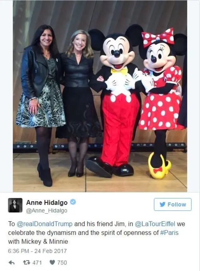 Anne Hidalgo tweet