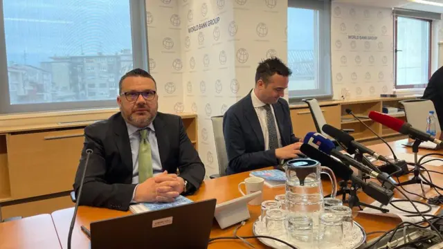 Lazar Šestović i Ričard Rekord, ekonomisti Svetske banke