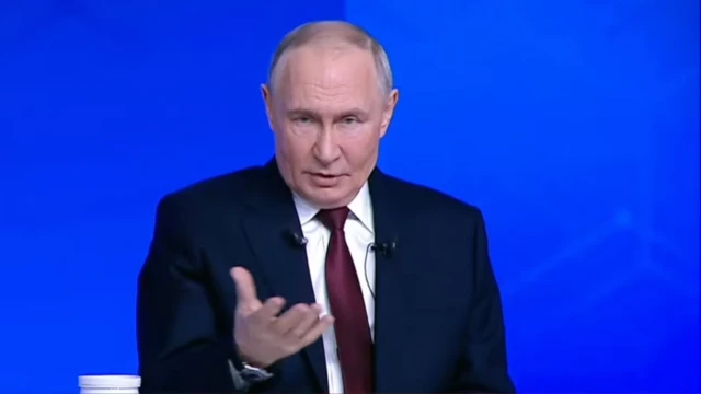 Володимир Путін під час "Прямої лінії", 19 грудня 2025 року