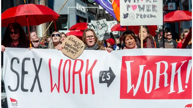 2019년 네덜란드에서 벌어진 이 캠페인은 성매매를 불법화할 것을 촉구한다