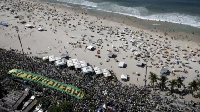 Protesto pelo impeachmentpalpite esporte da sorteDilma Rousseff, no Rio,palpite esporte da sorte2015