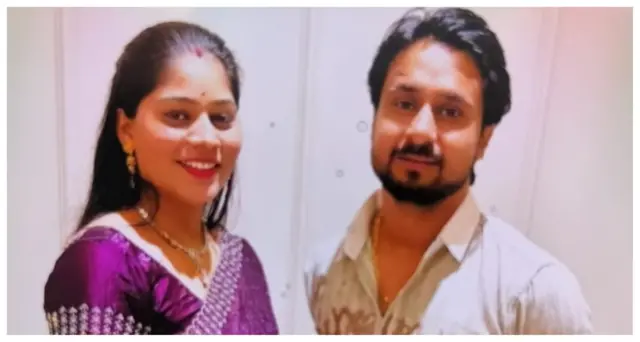 রঘু রাজবংশী (ডানে) হত্যায় জড়িত সন্দেহে পুলিশ গ্রেফতার করেছে তার সদ্যবিবাহিত স্ত্রী সোনম রঘুবংশীকে (বাঁয়ে) - ফাইল ছবি