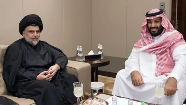محمد بن سلمان و مقتدی صدر در عربستان سعودی