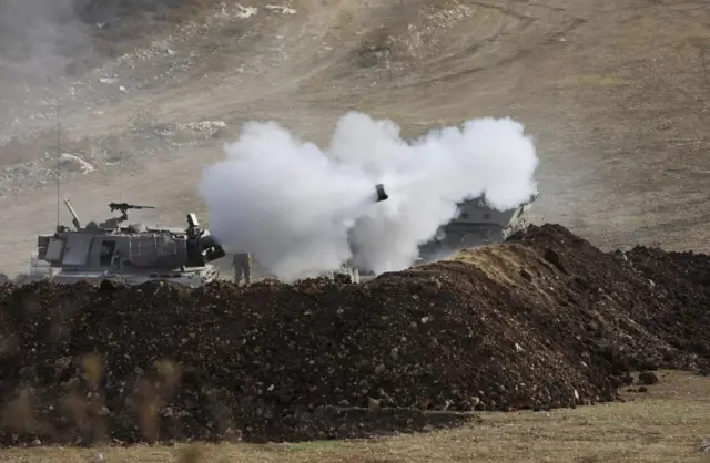 लेबनान की सीमा पर इसराइली हमला