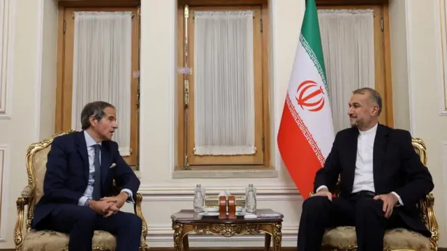 رافائل گروسی مدیرکل آژانس بینالمللی انرژی اتمی در اوایل اردیبهشت و پیش از مرگ وزیر خارجه ایران به تهران سفر کرده بود