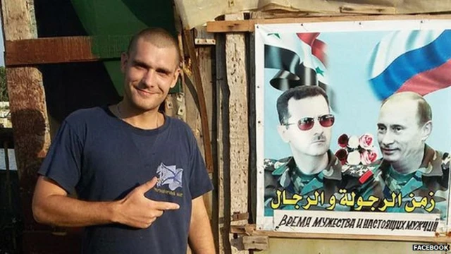 أحد المقاتلين الروس في سوريا