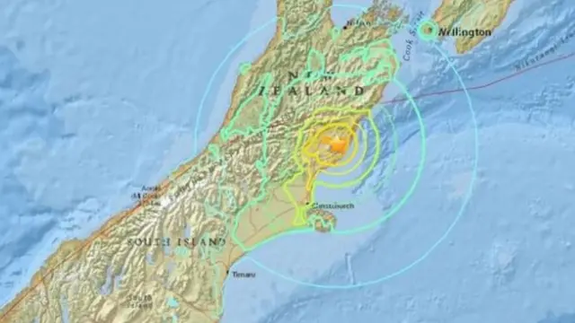 Infografía del terremoto proporcionada por el Servicio Geológico de Estados Unidos (USGS).