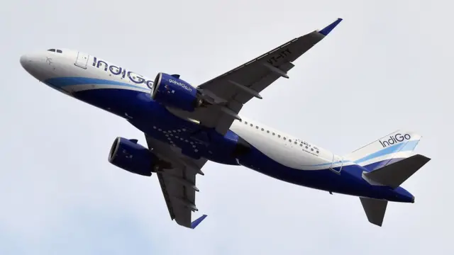 ઉડતું ઇન્ડિગોનું પ્લેન