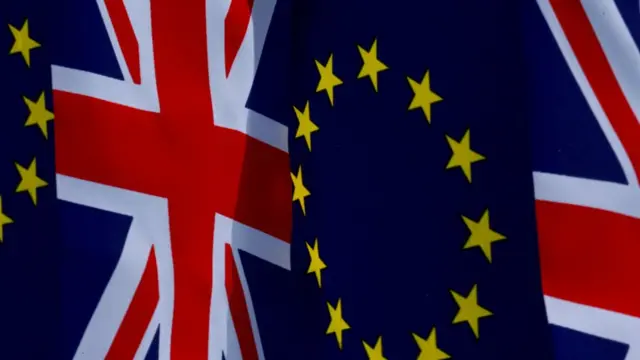 UK and EU flags