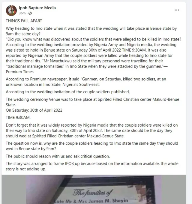 Ozi ndị mgbasa ozi Ipob Rapture Media