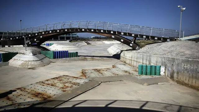 Стадион для водных видов спорта в Афинах в 2012 году