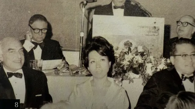 뉴욕 총영사관 근무시절의 홍숙자씨