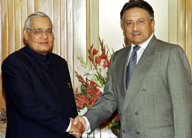 વાજપેયી મુશર્રફ