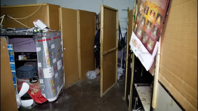 ห้องนอนของแรงงานไทยในอิสราเอล