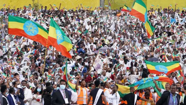 Ranar Litinin, an taru a Addis Ababa babban birnin Habasha don shgalin rantsar da Firaminista Abiy Ahmed...