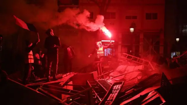 Manifestación en París
