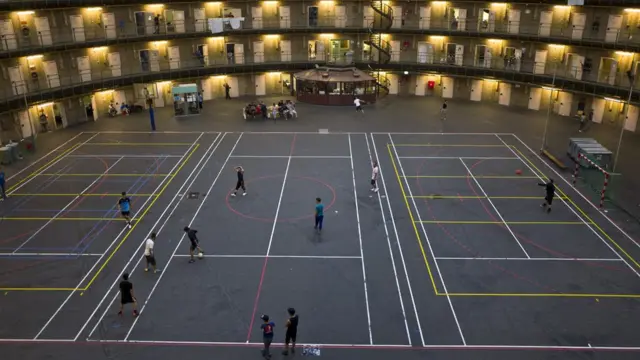 Centro de acogida de refugiados en Holanda