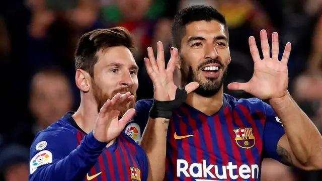 Lionel Messi y Luis Suárez