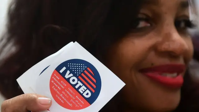 Наклейка I voted