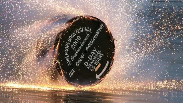 Otro Panjandrum más grande se construyó en 2009 para conmemorar el 65 aniversario del desembarco del Día D. Fue hecho por Skyburst, una empresa de pirotecnia industrial con sede en Bristol (Reino Unido), para el Festival del Libro de Appledore.