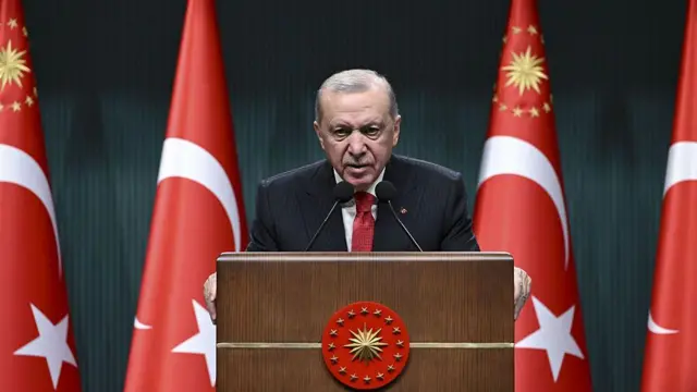kabine toplantısı sonrası açıklama yapan erdoğan