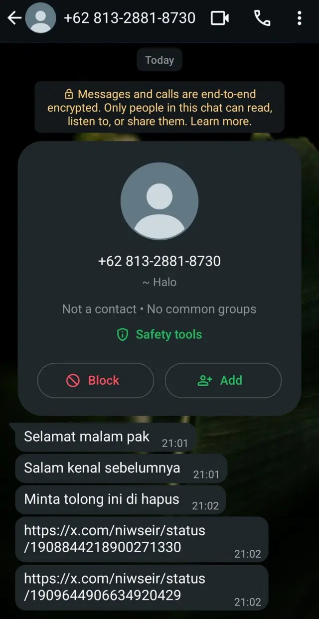 tangkapan layar