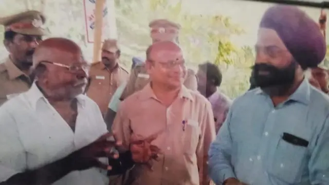 கஜா புலயின்போது உதவிய ராஜேந்திரன்