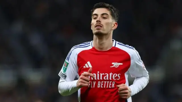Ɗanwasan gaba na Arsenal Kai Havertz 