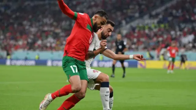 Agbabọọlu Portugal ati Morocco figagbaga
