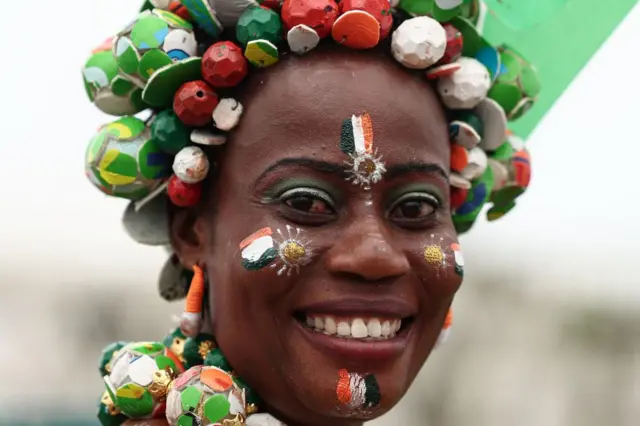 Àwọn àwòrán láti ibi ayẹyẹ ìṣíde ìdíje AFCON