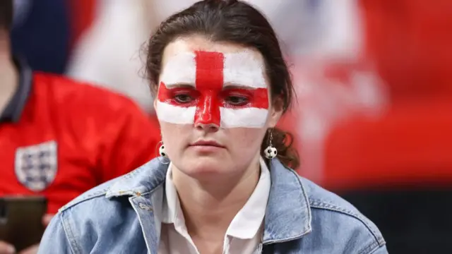Болельщица английской сборной