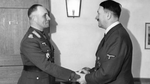 隆美尔和希特勒