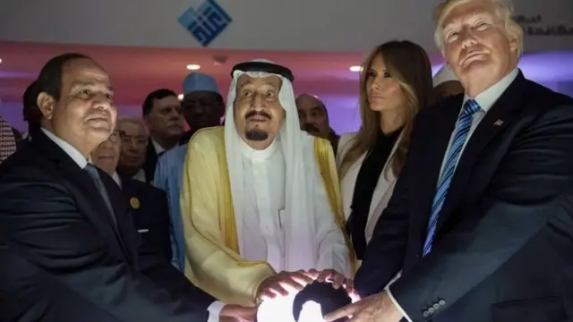 Saudia ndio iliokuwa kituo cha kwanza cha rais Donald Trump alipochukua madaraka