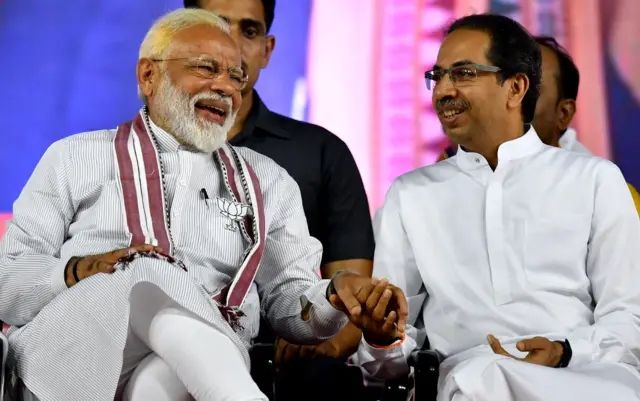 नरेंद्र मोदी, उद्धव ठाकरे
