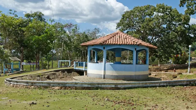 A praça central