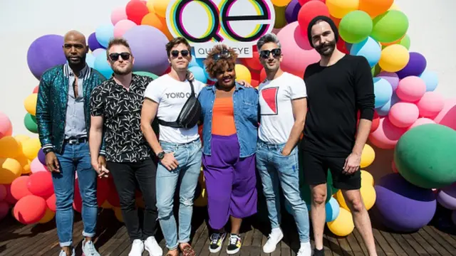 El elenco de la serie Queer Eye, que se puede ver en Netflix
