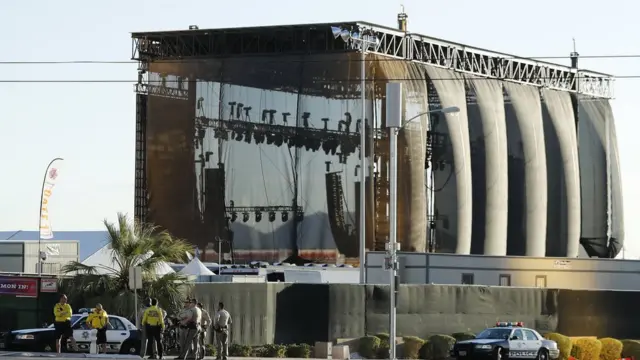 Escenario del festival de música country