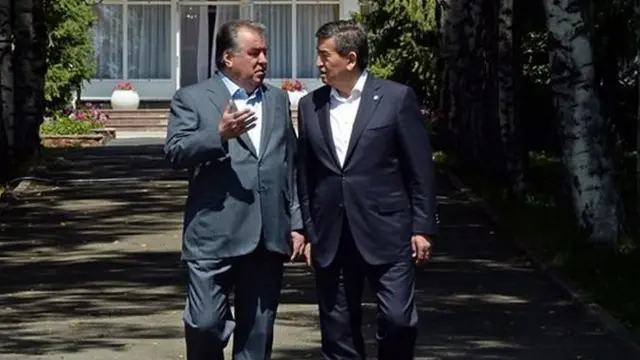 Кыргыз, тажик президенттери