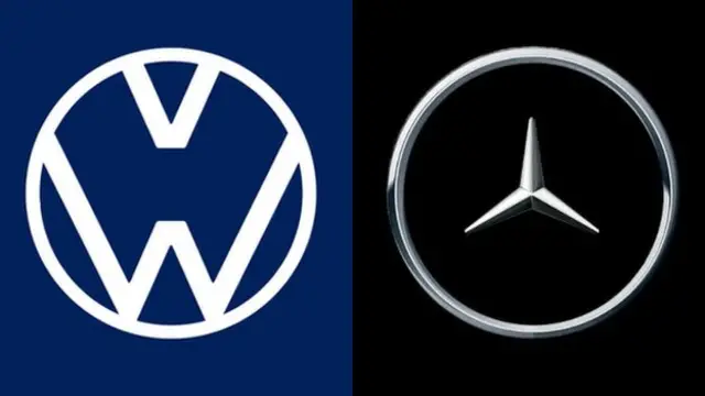 فولکسواگن و مرسدس-بنز هم با تغییر نشان خود به مردم توصیه کردند در خانه بمانند