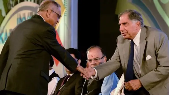 एन आर नारायणमूर्ति और रतन टाटा