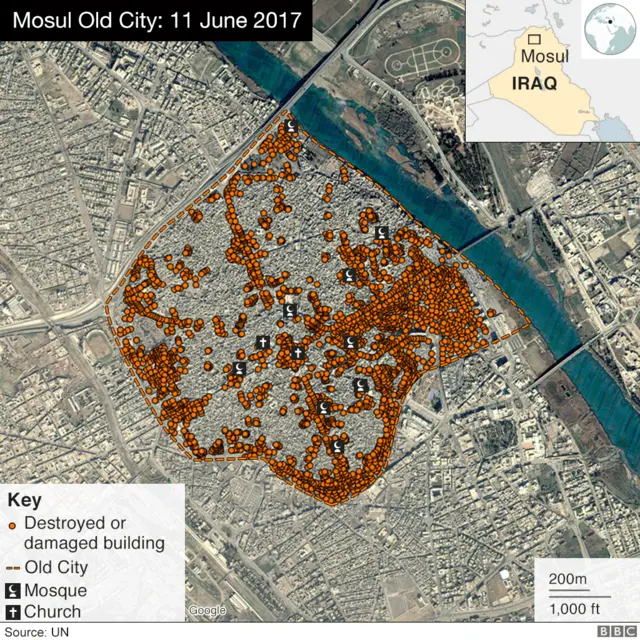 அழிவை காட்டும் வரைபடம்
