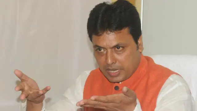 ত্রিপুরার মুখ্যমন্ত্রী বিপ্লব কুমার দেব