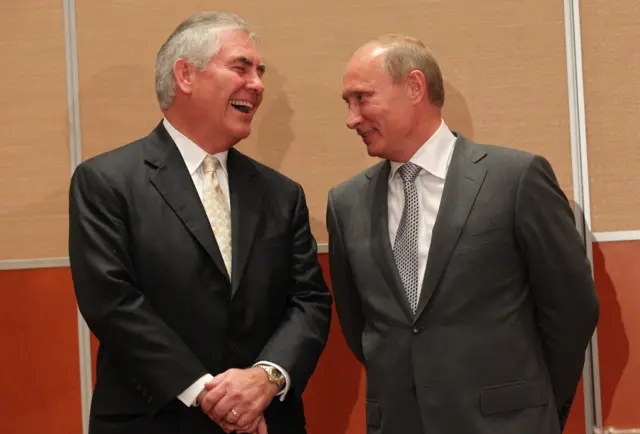 Tillerson and Putin